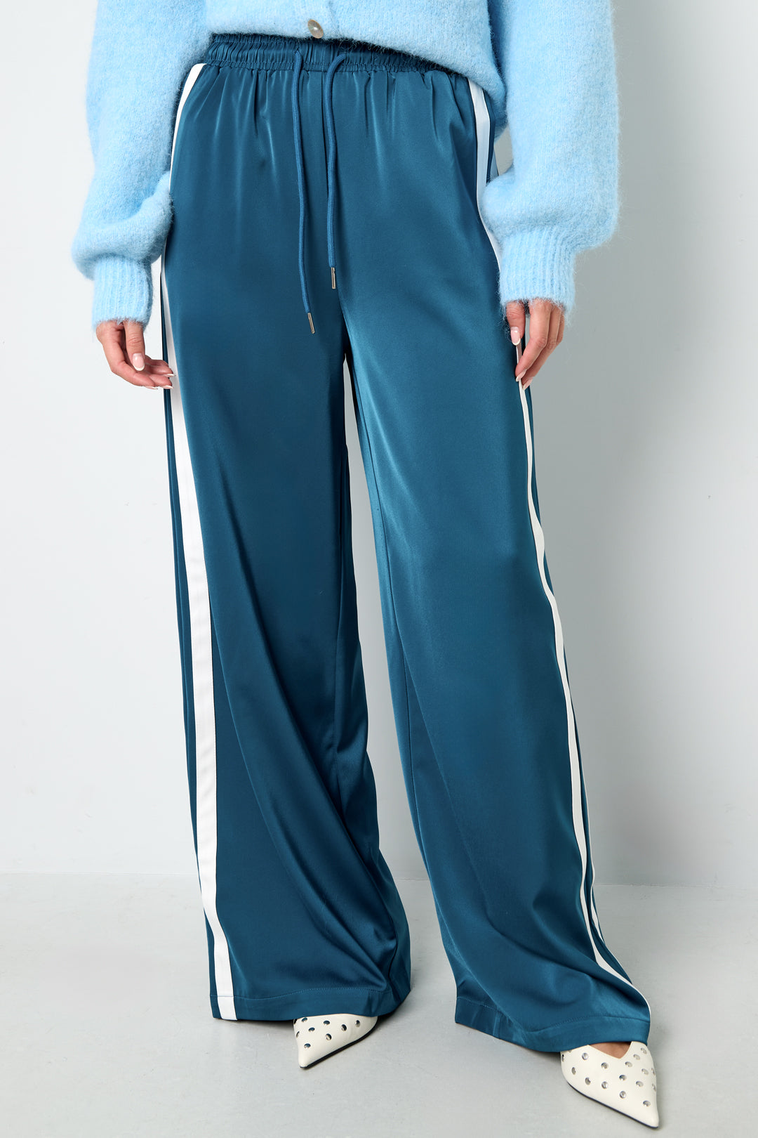 Satin Pants Stripe