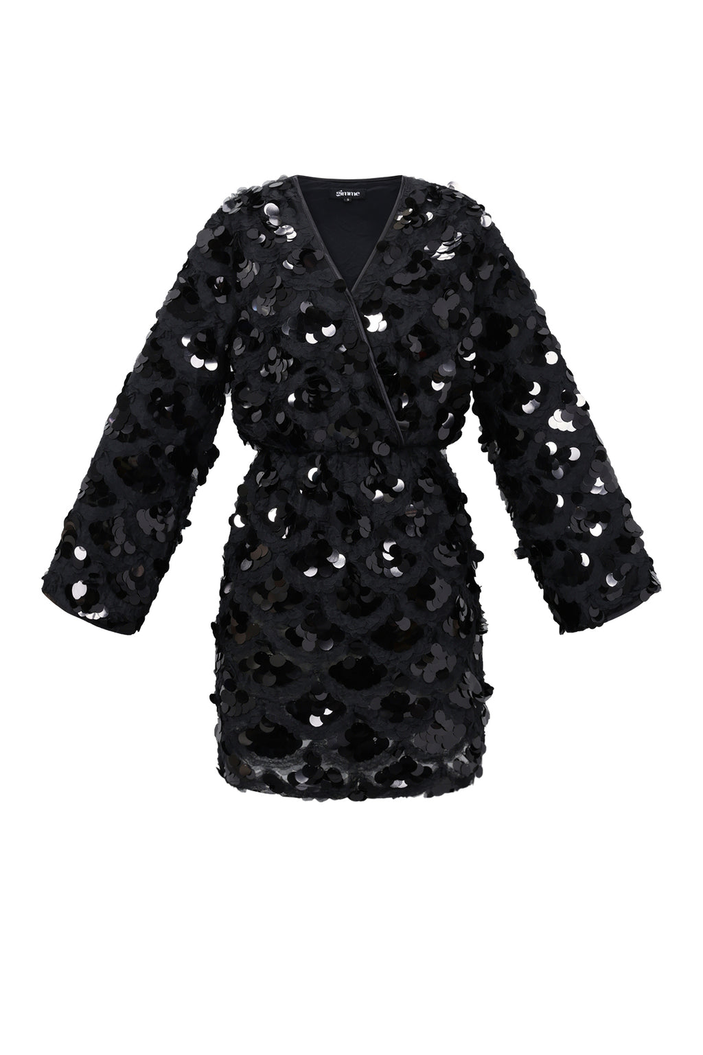 Polyester fiber (polyester) Mini dresses Sequins Elegant Fall/Winter  Clothes